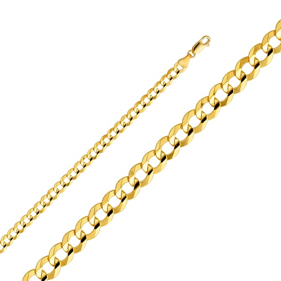 New 14k yellow gold cuban link brand new - Picture 6 of 7